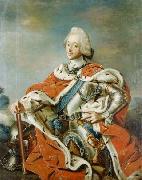 Carl Gustaf Pilo Portrait of King Frederik V of Denmark, oil on canvas